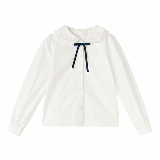 笛莎Deesha 童装女童衬衫2026春新款甜美翻领衬衫 商品图4