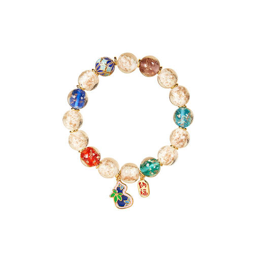 大英博物馆 东方梦境系列 香灰琉璃 景泰蓝葫芦 古法手链 商品图4