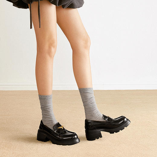 【上新】千百度 26年春季新品 乐福鞋 A26178831 商品图2