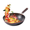 张小泉 精铁金钱纹炒锅32cm 带盖 C30680100 商品缩略图1