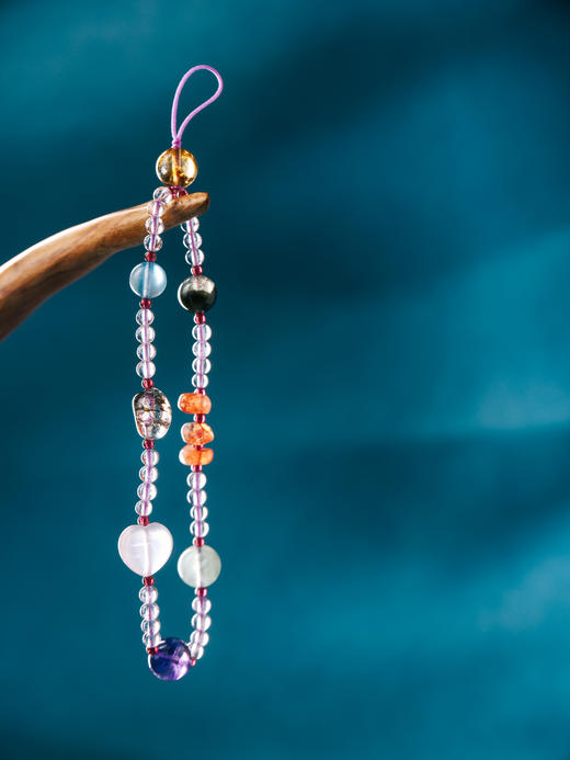 小寒节气 | 迷罗元和堂 坤灵璇珠 | 水晶手机链 纯手工 设计师款 包挂 车挂 随机发【器悟雅玩】 商品图6