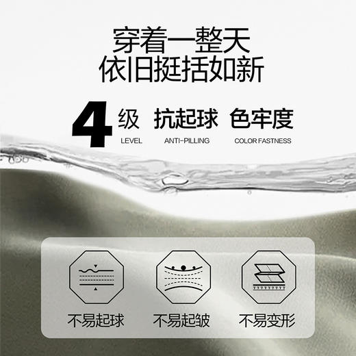 【无缝翻领茄克】柒牌男装2025秋季商务防风爸爸干部行政夹克外套129K70020 商品图2