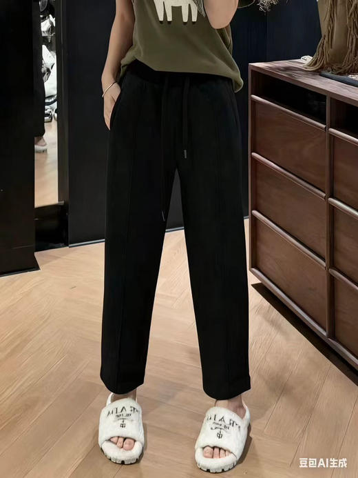 新款（山羊绒）混纺锥形小脚裤 商品图3