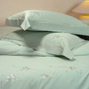 鎏金澳棉四件套 春樱漱雪（奶白绿） 商品缩略图9
