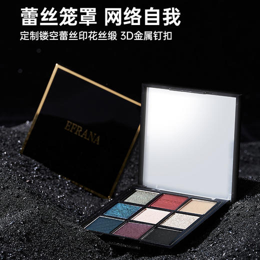 伊肤拉纳·眼影盘（3种色盘） 浓郁烟熏 深邃立体 商品图3