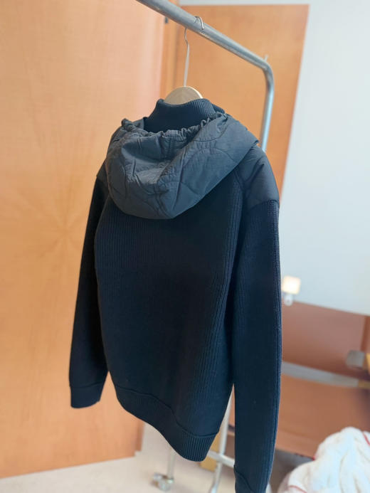 2512503     B 针织🧶拼接连帽外套 棉服 商品图5