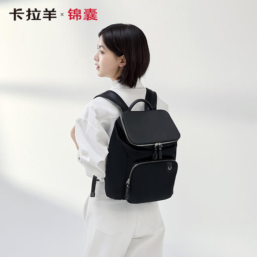 【通勤旅游必备】卡拉羊X锦囊COCO云朵防盗电脑双肩背包抑菌CN5495/L 商品图9
