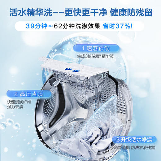 海尔（Haier）云溪4.0极薄 全自动滚筒洗衣机 12KG大容量 超薄大筒径 XQG120-SEU65DHU1 商品图6