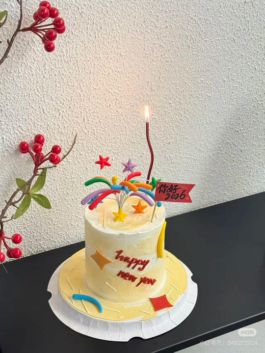 跨年烟花礼花蛋糕 商品图1