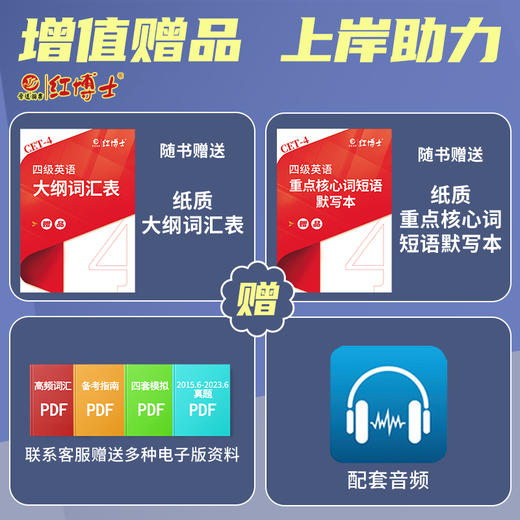 2026.6大学英语四级大纲词汇背诵 商品图1