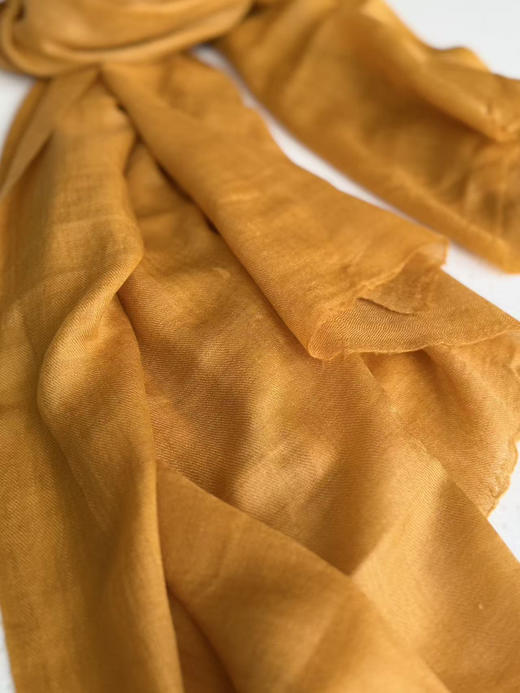 Pashmina羊绒围巾 克什米尔披肩 素胚。 商品图11