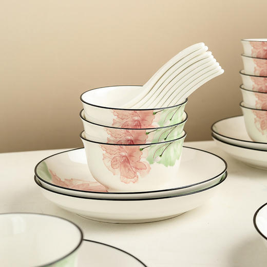 芙蓉赋餐具28件套 商品图11