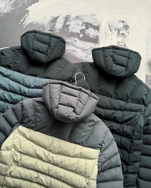 D123017硅胶LOGO加绒加厚羽绒棉服帽子可拆外套男女同款 商品图4