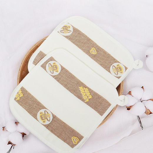 大嘴猴 全棉提花方巾2条装 PFMY012 商品图5