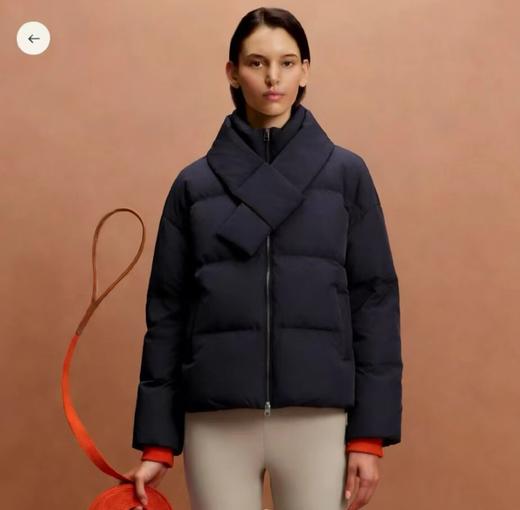 重磅渠道  西伯利围巾羽绒   大H围巾羽绒    短款面包服 宽松版型 商品图2