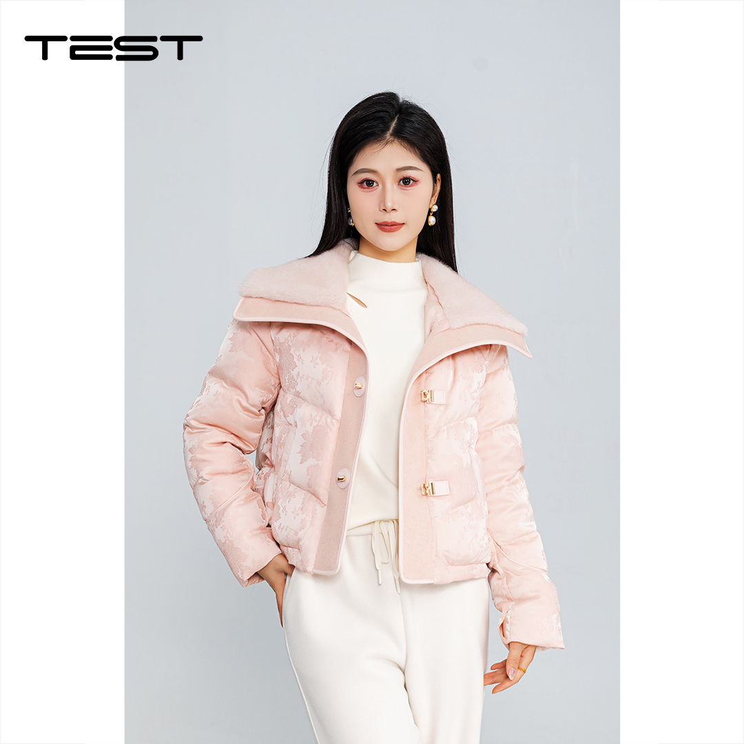 冬上新时尚清新国风气质优雅短羽绒服2254212
