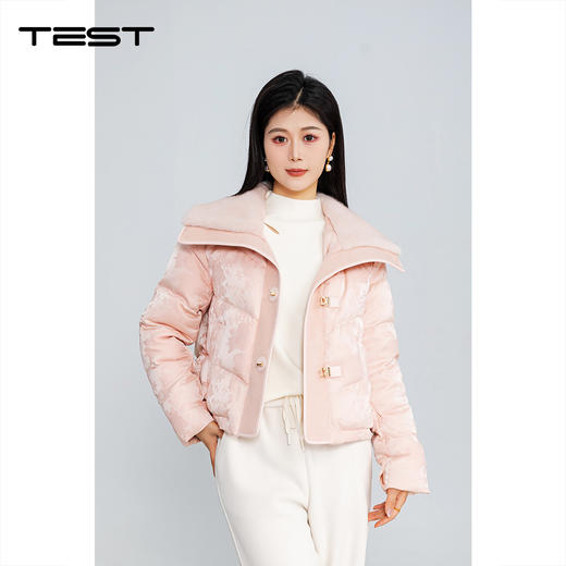 冬上新时尚清新国风气质优雅短羽绒服2254212 商品图0