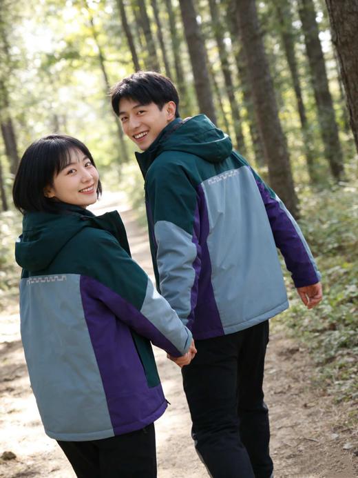 【25三色防寒棉服】新款冬季不可拆卸帽男女同款棉服上衣03h 商品图2