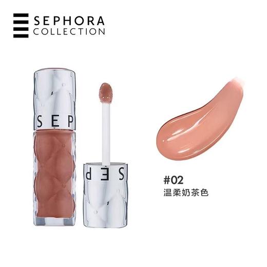 Sephora/丝芙兰丰盈蜜润唇釉 镜面细闪唇釉02口红女保湿裸色唇釉05 商品图7
