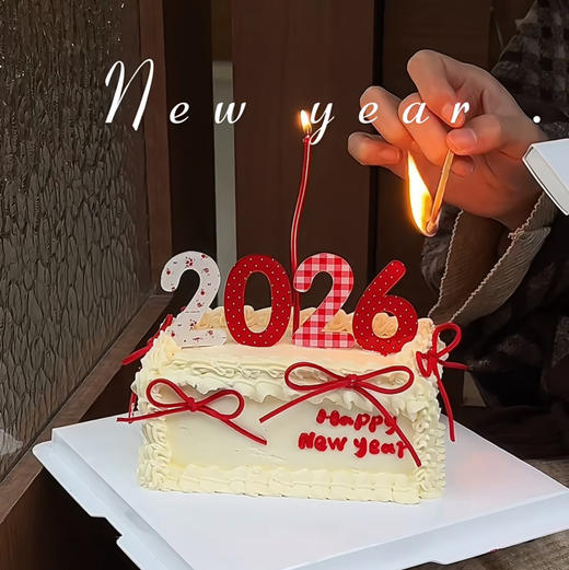 【跨年】新年红丝带2026蛋糕 商品图1