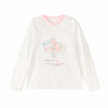 笛莎Deesha 童装女童T恤2026春新款信语花朵长袖T恤 商品缩略图4