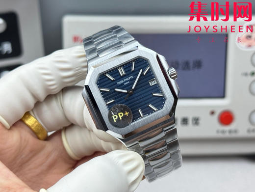 PP+百达翡丽 方形鹦鹉螺 新系列CUBITUS 5821男士腕表 深蓝牛仔 商品图1