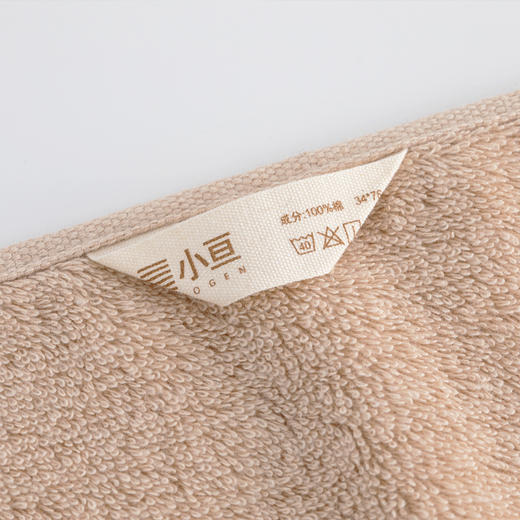 方巾&毛巾&浴巾 | 浅棕色 彩棉浴巾擦脸布方巾 小亘【贴身衣物一经售出非质量问题不退不换】 商品图3