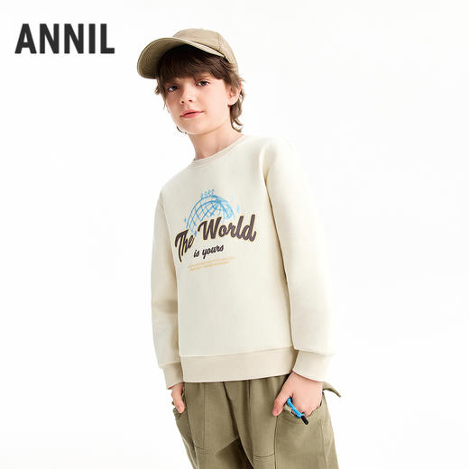 【实体店同款】男童圆领长袖卫衣春季新款安奈儿童装EB611610 商品图1