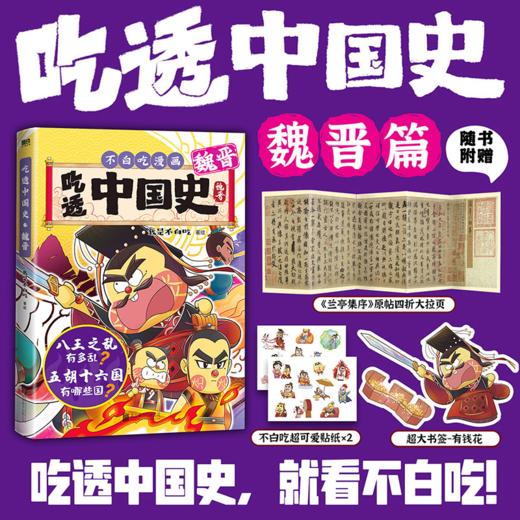 《吃透中国史系列》全8册  7-15岁  7000万人都在看是我不白吃  列国典故小课堂让知识更全面 商品图4