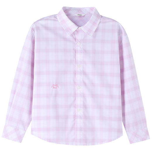 男女童翻领长袖上衣春季新款安奈儿童装EM611590 商品图8