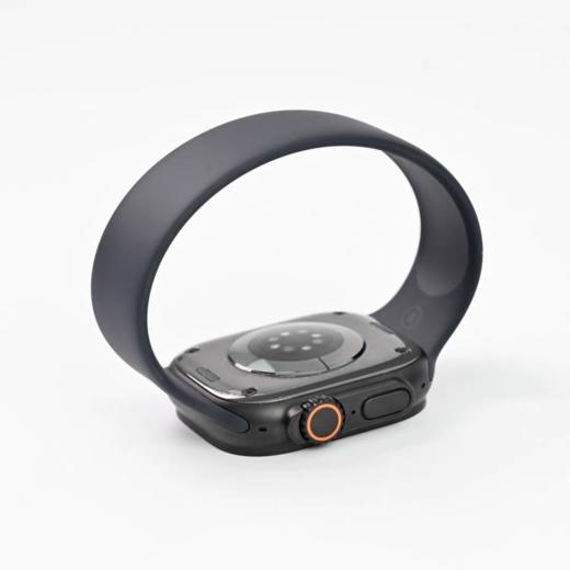 适用于apple watch苹果手表单圈弹力硅胶表带原装黑色白色表带 商品图0