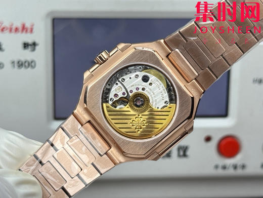 PP+百达翡丽 方形鹦鹉螺 新系列CUBITUS 5821 7128男士腕表 咖啡面 商品图7