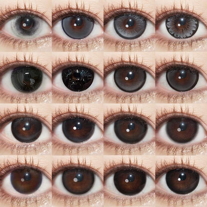 【合集】MyukiCon黑色 COS美瞳 女鬼红黑/玛卡巴卡/大黑/黑白小镇/夜幕黑/特大黑/鬼味黑/黑玛瑙/咕咕黑/栀子冷灰/黑茶甜圈 头七怪谈/第五人格/燕云十六声 学生党妈生瞳 自然通勤日常色系