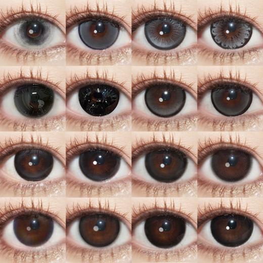 【合集】MyukiCon黑色 COS美瞳 女鬼红黑/玛卡巴卡/大黑/黑白小镇/夜幕黑/特大黑/鬼味黑/黑玛瑙/咕咕黑/栀子冷灰/黑茶甜圈 头七怪谈/第五人格/燕云十六声 学生党妈生瞳 自然通勤日常色系 商品图0