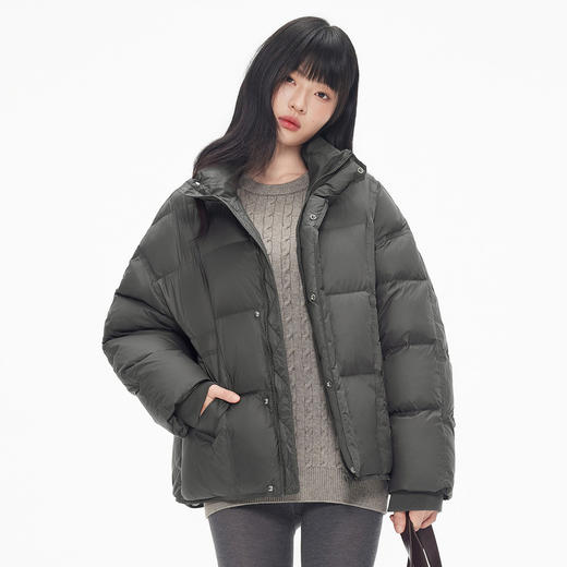 gxg.jeans男装 多色基础保暖立领短款羽绒服外套面包服25年冬热卖款 商品图3