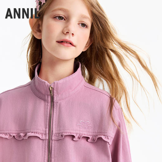女童夹克外套春季新款安奈儿童装EG615527 商品图1
