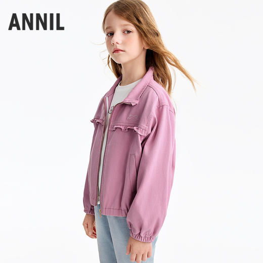 女童夹克外套春季新款安奈儿童装EG615527 商品图2