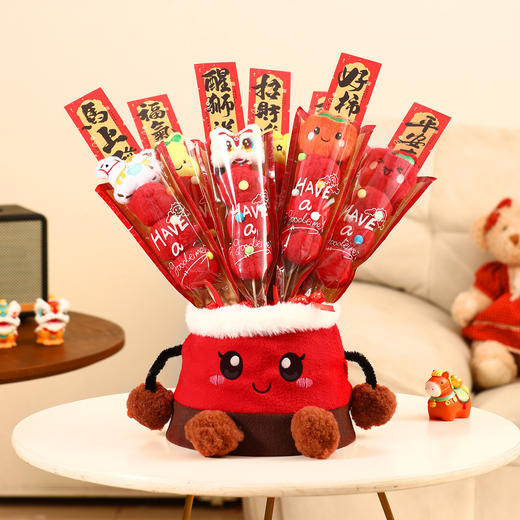 【新年毛绒糖葫芦】2026马年春节过年氛围摆件装饰 商品图0