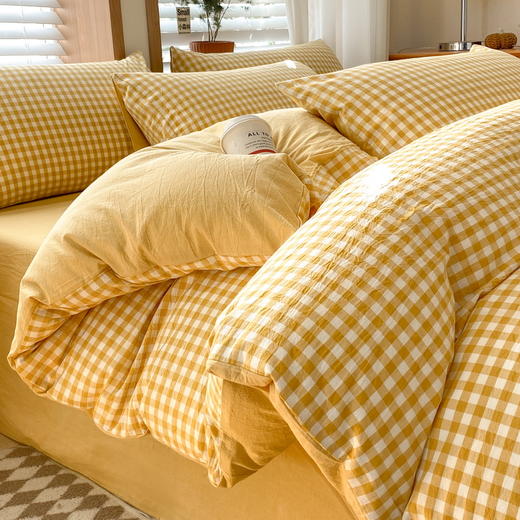 【清仓99元起】全棉色织水洗棉四件套 春夏纯棉套件【不支持退换货】 商品图8