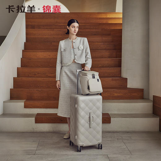 【通勤旅游必备】卡拉羊X锦囊COCO云朵防盗电脑双肩背包抑菌CN5495/L 商品图11