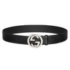 【三】GUCCI 古驰 男士带互扣式G形扣的腰带 黑色 411924 CWC1N 1000 商品缩略图0