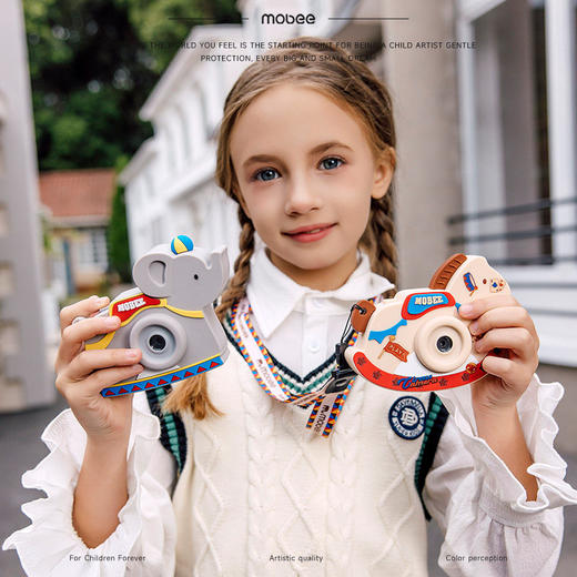 【云优选】Mobee炫咔相机 儿童数码照相机 可拍照宝宝玩具 女孩生日新年礼物 儿童相机 藏在相机里的童年欢乐 记录成长足迹 商品图4