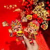新年【趣味摇耳朵立体财神爷冰箱贴】可爱摇耳朵立体财神爷磁吸冰箱贴 新年喜庆烫金财神装饰挂件 好财运纸质趣味磁吸贴 商品缩略图2