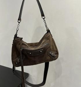 重磅渠道  city麂皮HOBO机车包  限定款！ 单肩斜挎包