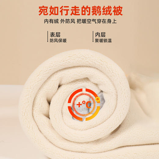 贝田女童加绒阔腿裤冬季儿童裤子2024新款加厚一体绒休闲运动长裤 商品图3