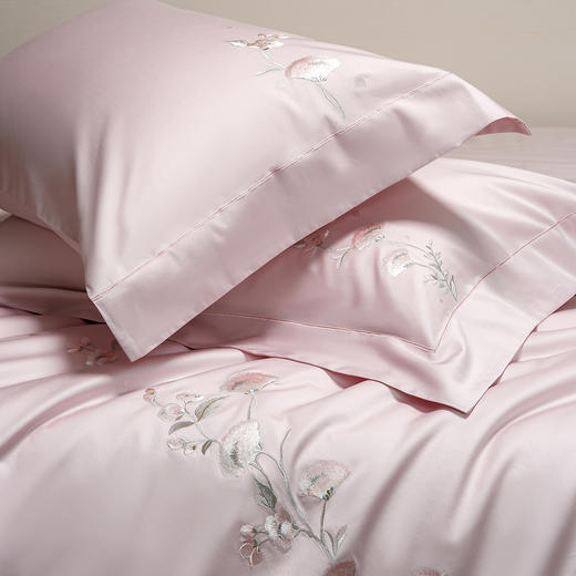 鎏金澳棉四件套 合欢（芭蕾粉） 商品图7