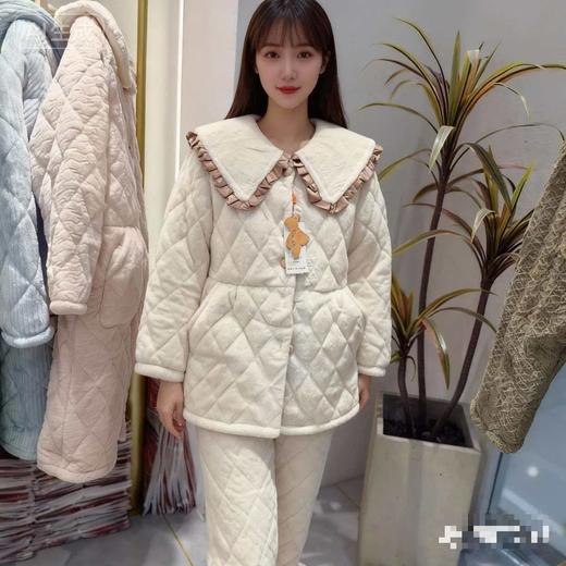 【YW】无忧购“清仓特价”三层夹棉99元包邮多款可选超厚家居服套装（截单后3-5天发货) 商品图1