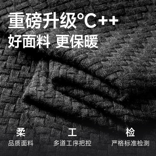 【DDT】【绵羊毛】大依优型大码男装提花格纹针织衫纯色毛衣圆领休闲百搭弹力毛衫上衣男士 商品图2