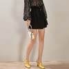 剩S/M/L/XL 芳外 春季新款洋气百搭防走光A字裙高腰显瘦薄款黑色短裙0673 商品缩略图1