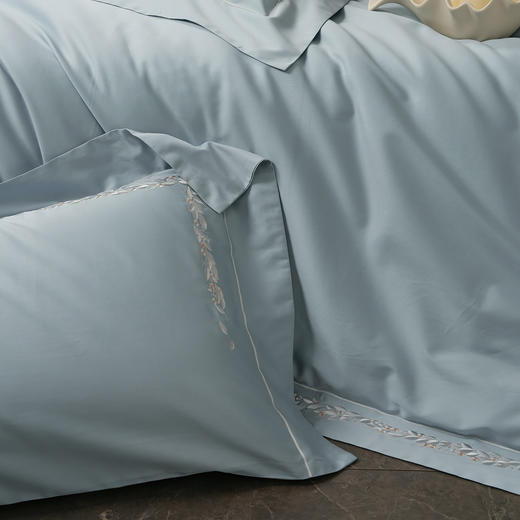鎏金澳棉四件套 微影（幻蓝色） 商品图5